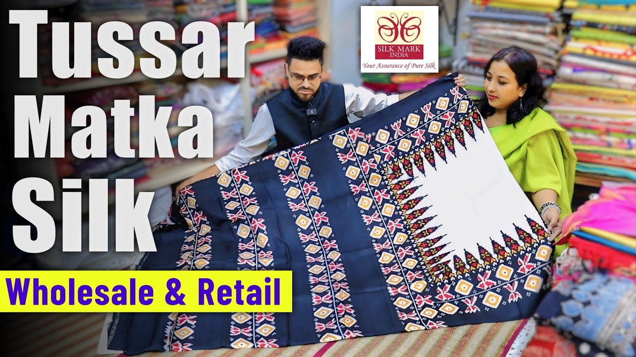 Pure Tussar Silk Jamdani Work/ Pure Modal Ajrakh/ Bishnupuri 4 Ply Silk/ Bhagalpuri Batik Silk Saree