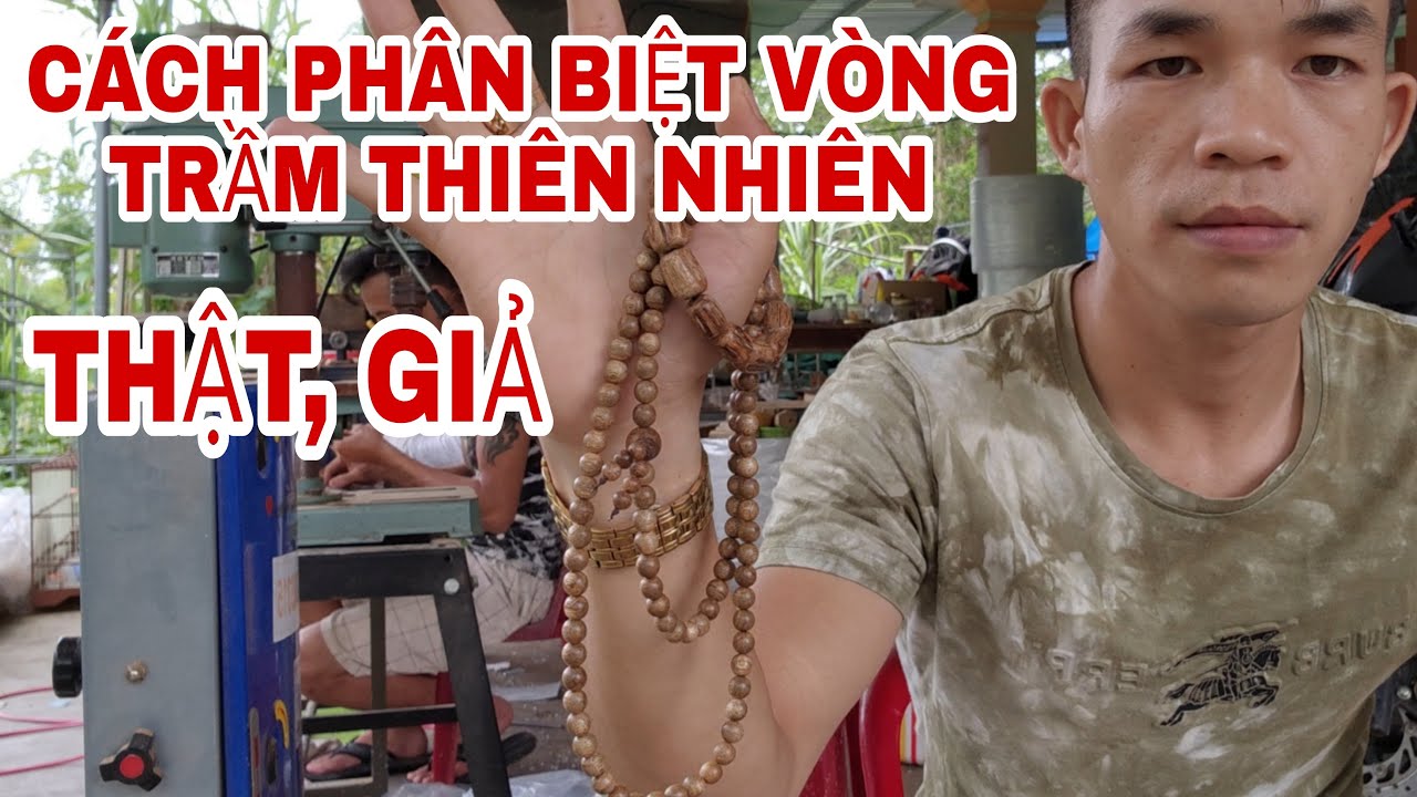 Cách phân biệt vòng trầm hương thiên nhiên thật, giả | phân biệt vòng trầm cao cấp, Khanh Trầm Hương