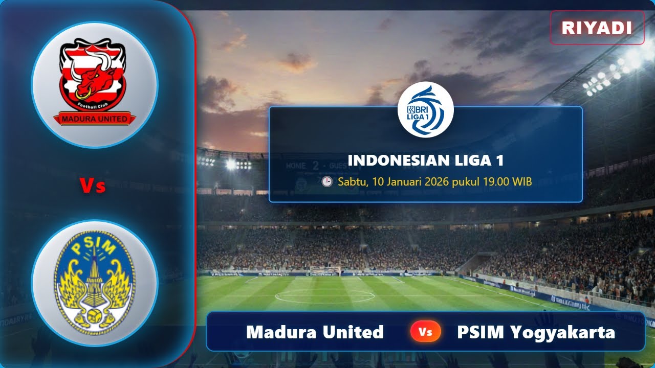 🔴Live Madura United vs PSIM Yogyakarta - Indonesian Liga 1 2026 | Full Match