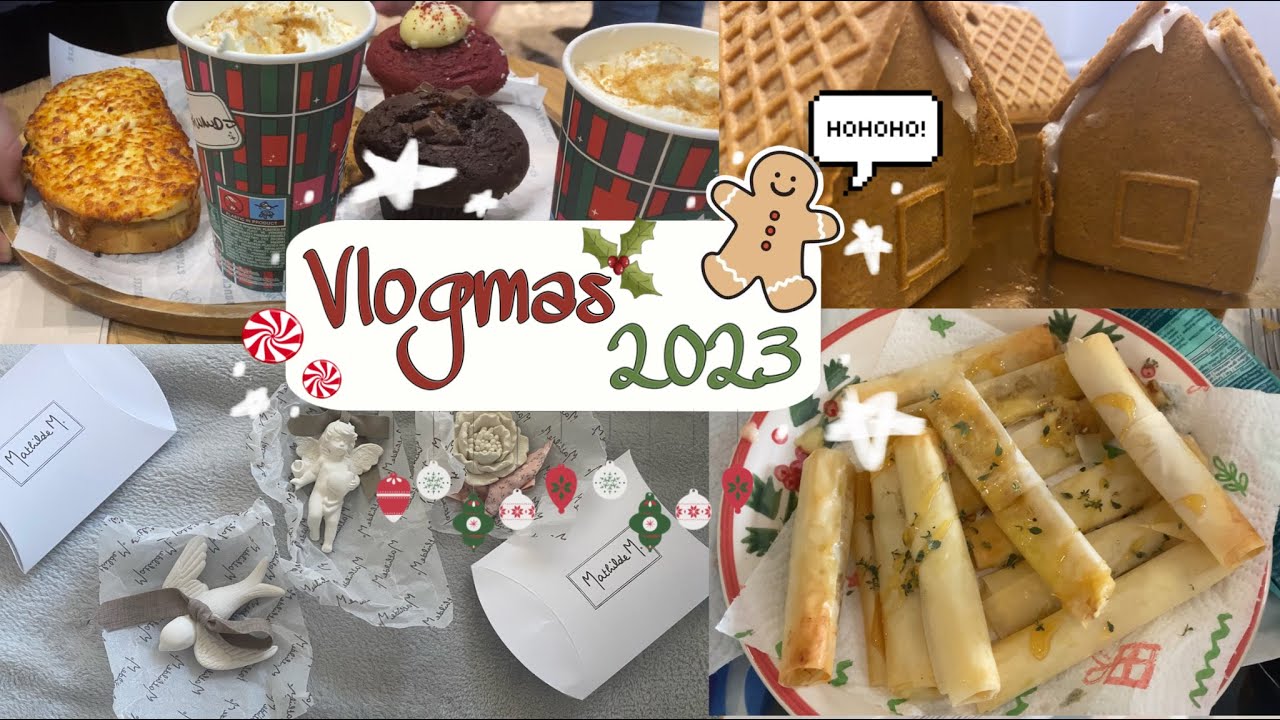 🎅🏻🎄Vlogmas 2023⭐🍪: Unboxing Iphone 15 Pro, Cooking, Gingerbread houses & more!