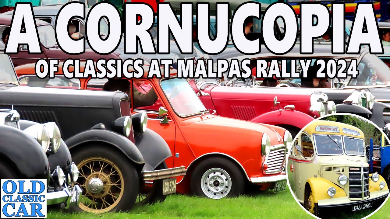 MALPAS Yesteryear Rally 2024 - Classic Cars, Lorries & PSVs