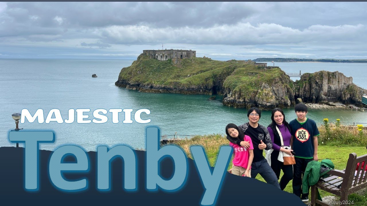 Exploring the shores of Tenby, Pembrokeshire, Wales