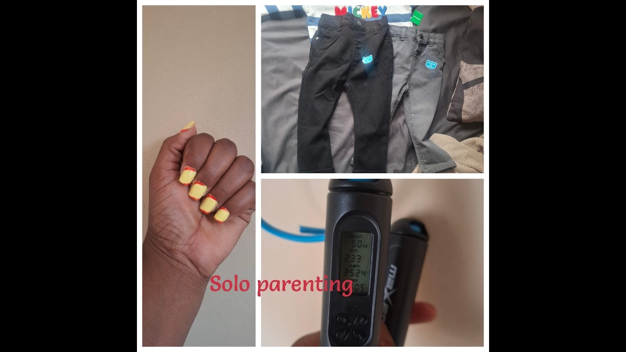 1st video of 2026| Single parenting without help| Doing my nails| Laundry| Exercise