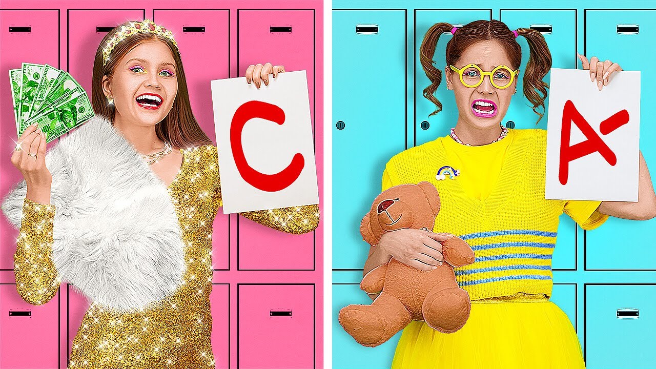 HOCHSCHUL-DU vs KIND-DU || Teenager Probleme! Witzige Morgenroutinen auf 123 GO! TRENDS