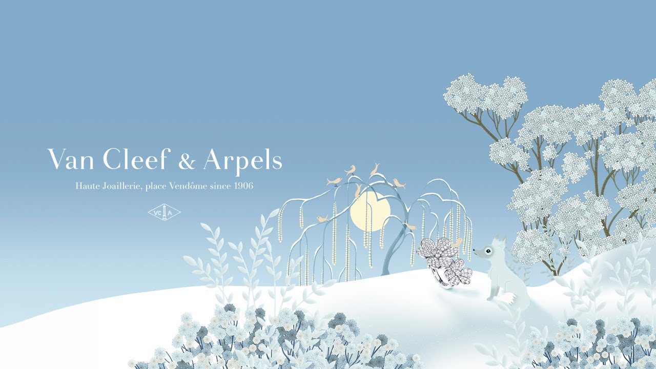 Winter blooms in Van Cleef & Arpels' garden