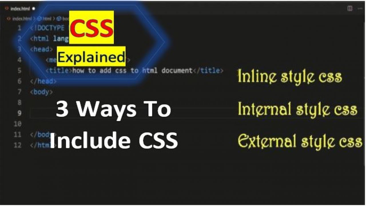 How To Add CSS To HTML Document | CSS Explained | #SmartCode
