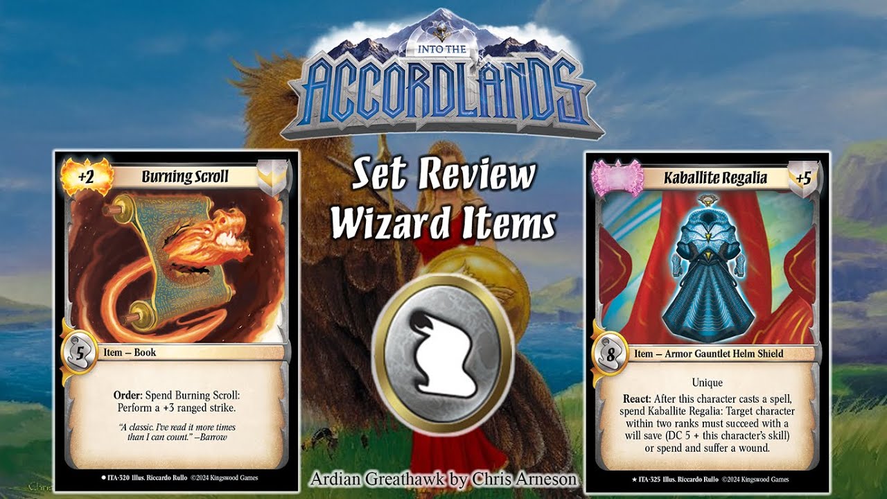 Into the Accordlands Set Review Part 11 Wizard Items