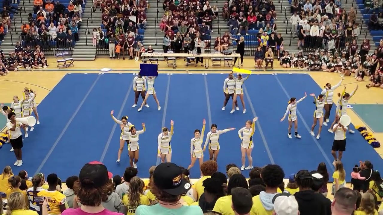 Stafford High School JV at Commonwealth District Cheerleading Competition 2023