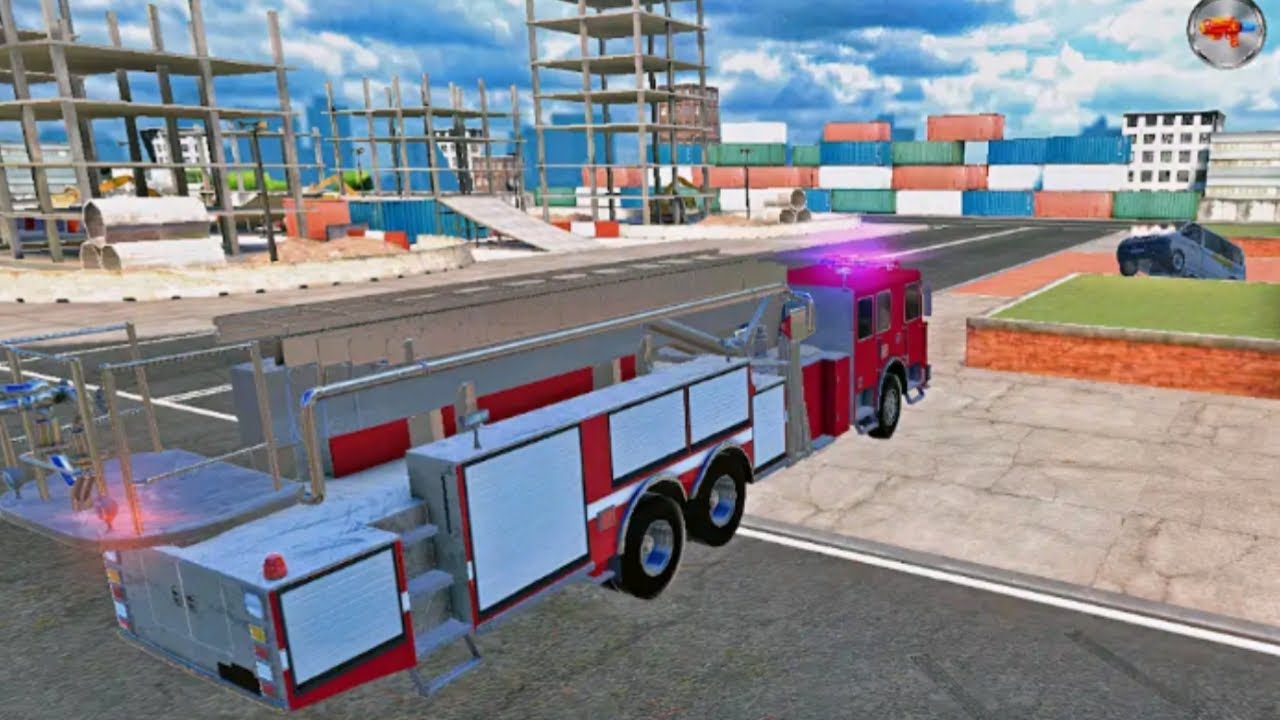 Fire Truck Rescue Simulator 3D - Firefighter 911 Emergency Truck Driver