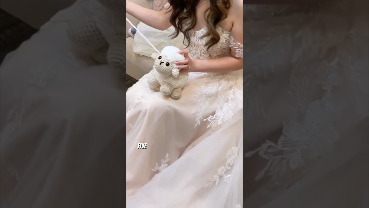 Вяжу крючком 🐑 (в последнюю секунду) к своей свадьбе! #вязанаяовечка #свадьба