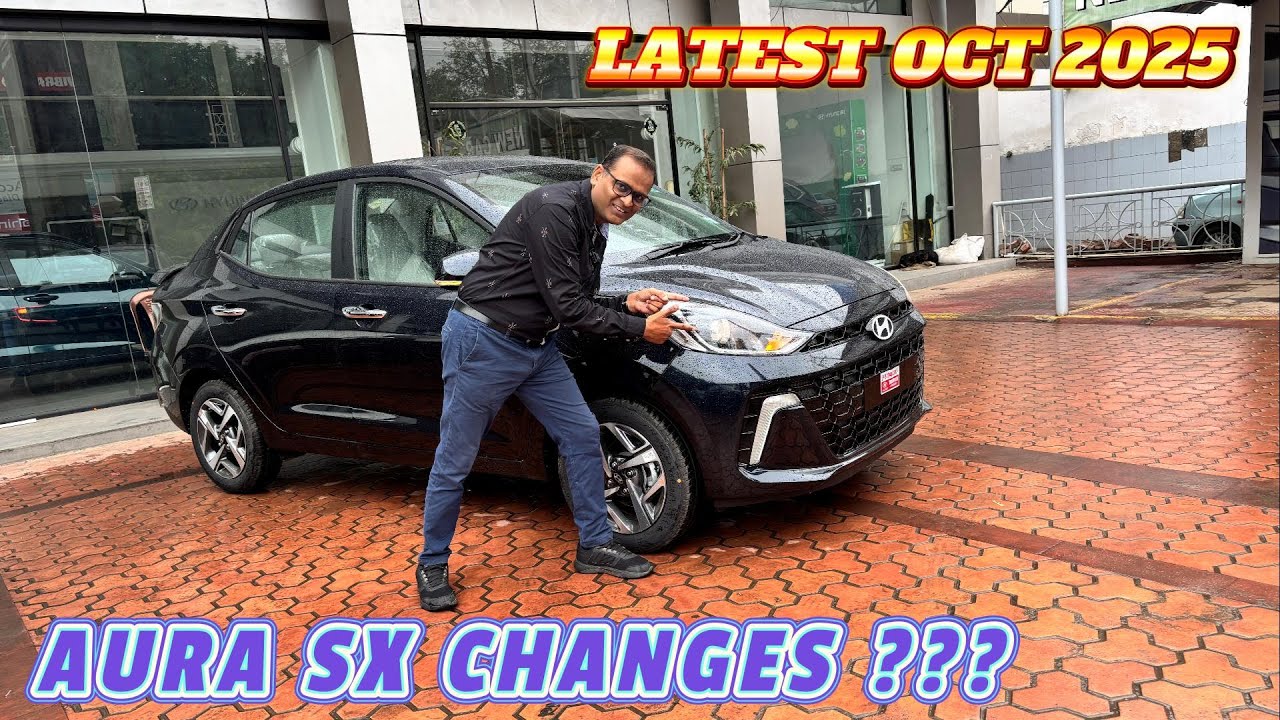HYUNDAI AURA SX Me Bhi Updation Hue Hai !! New Features Added ! Full Details of Aura SX CNG Oct 2025