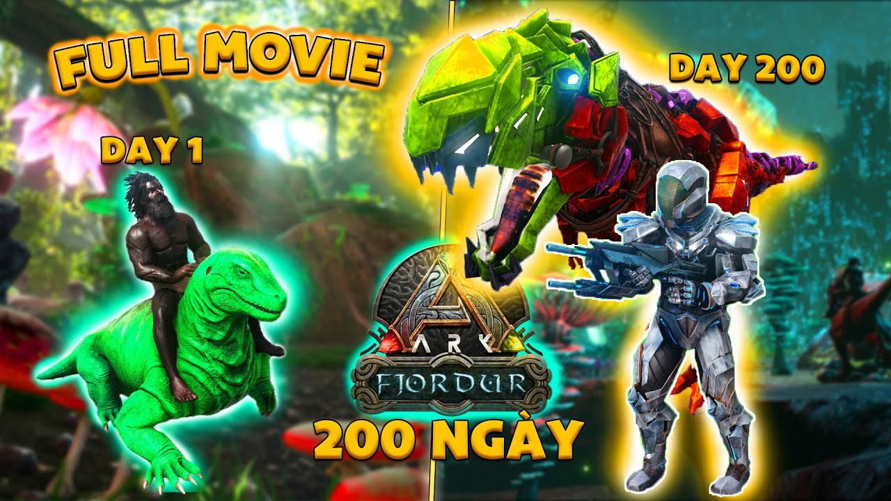 Trọn bộ 200 ng&agrave;y sinh tồn trong ARK Fjordur!