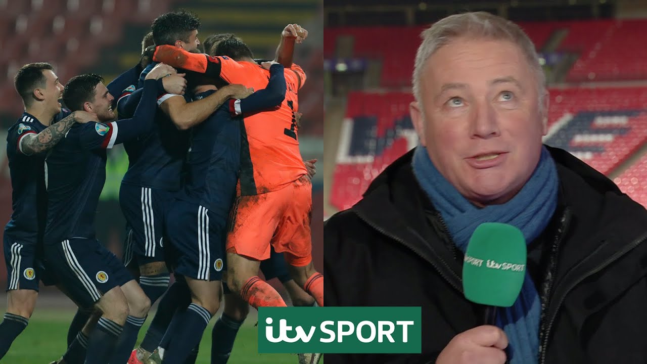 I was on my KNEES - Ally McCoist HILARIOUSLY reacts to Scotland qualifying for Euro 2020 | ITV Sport