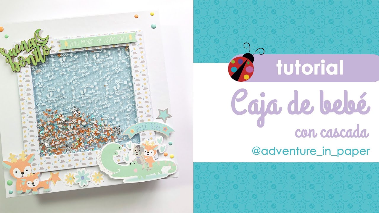 Caja de bebé decorada 🎁 Regalo bebé recién nacido