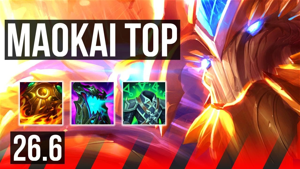 MAOKAI vs SION (TOP) | 39K damage | EUW Master | 26.6