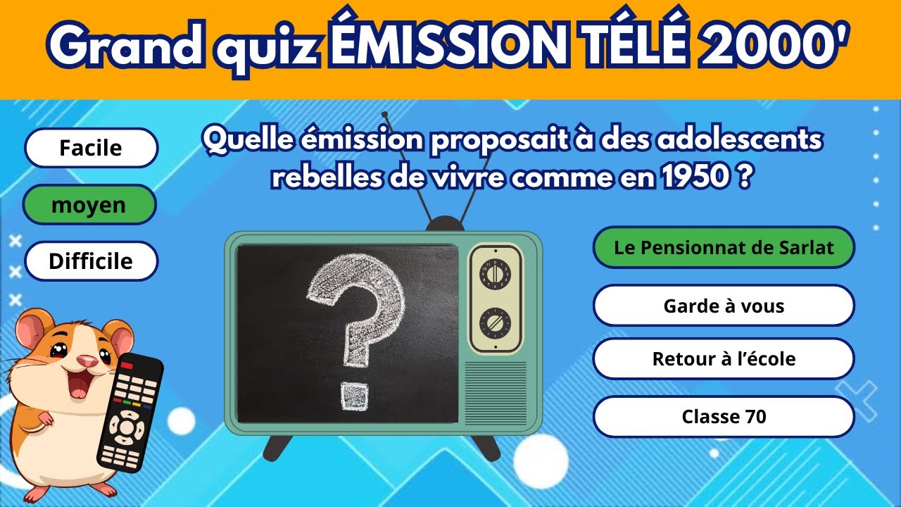 GRAND QUIZ - 📺 📹 🎬 EMISSIONS TÉLÉ ANNÉES 2000 Secret Story - Koh lanta - Bigdil ...(100 questions )