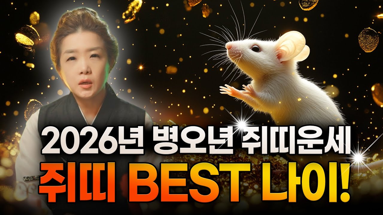 [모음영상] 2026년 쥐띠 신년운세! 1984년생(갑자생), 1972년생(임자생) 쥐띠운세, 재물,귀인,금전,자식복까지 들어와 대박나는 84년생, 72년생 쥐띠 운세
