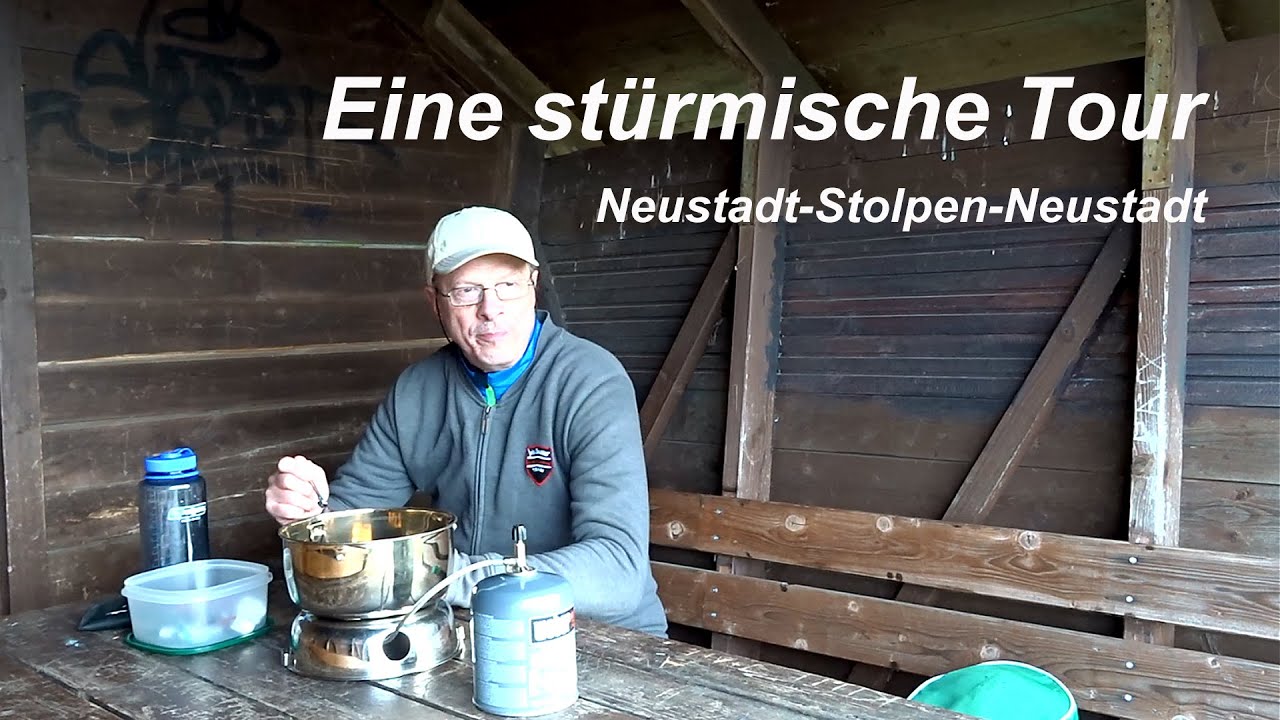 Eine stürmische Radtour (Neustadt-Stolpen-Neustadt)