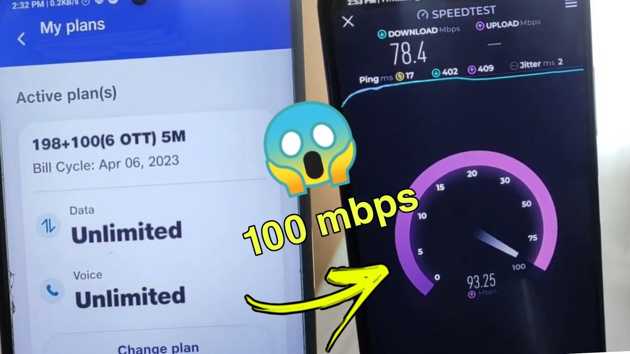 Jio fiber backup plan ₹198 speed test | How to increase internet speed in Jio fiber ₹198 plan