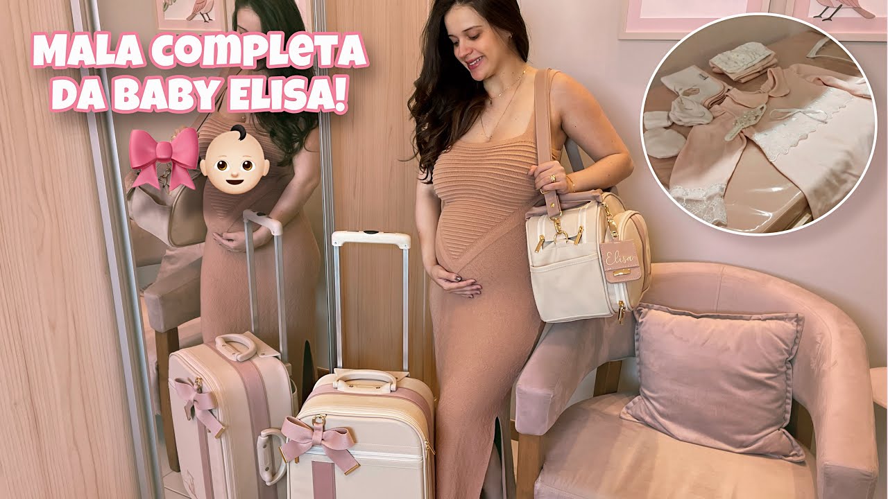 ARRUMANDO A MALA MATERNIDADE DA BEBÊ