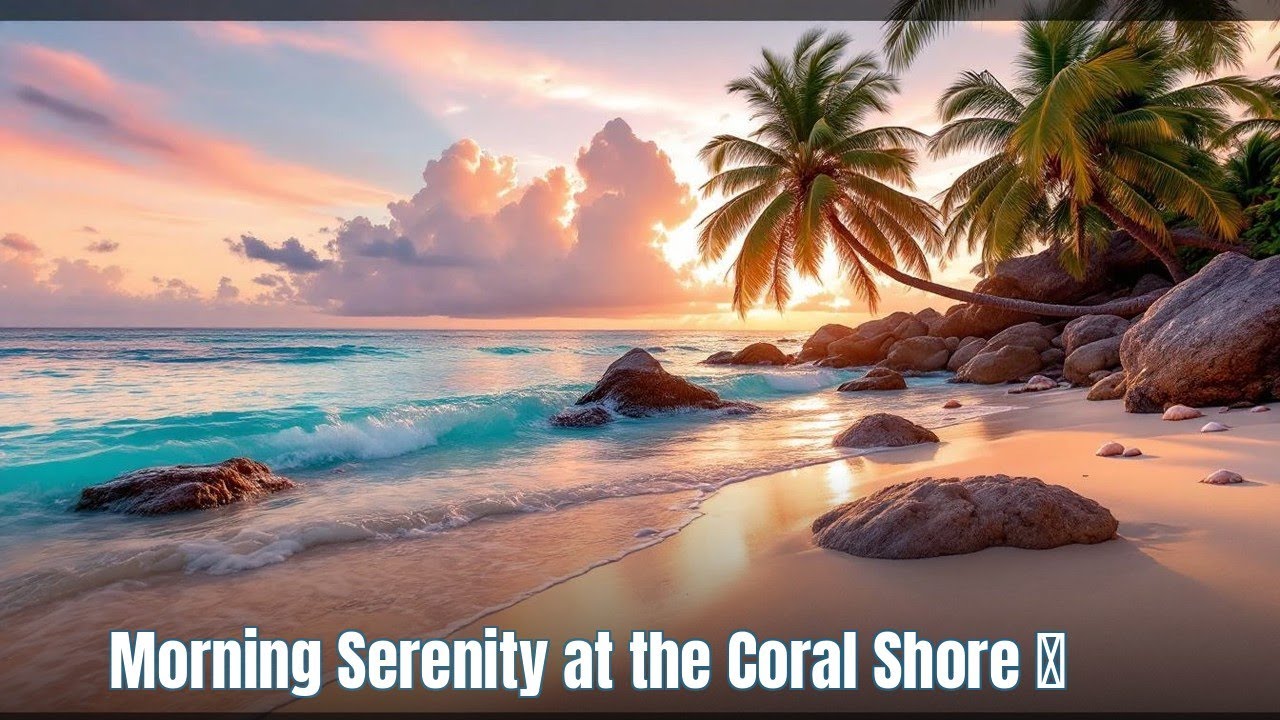 Morning Serenity at the Coral Shore 🌅