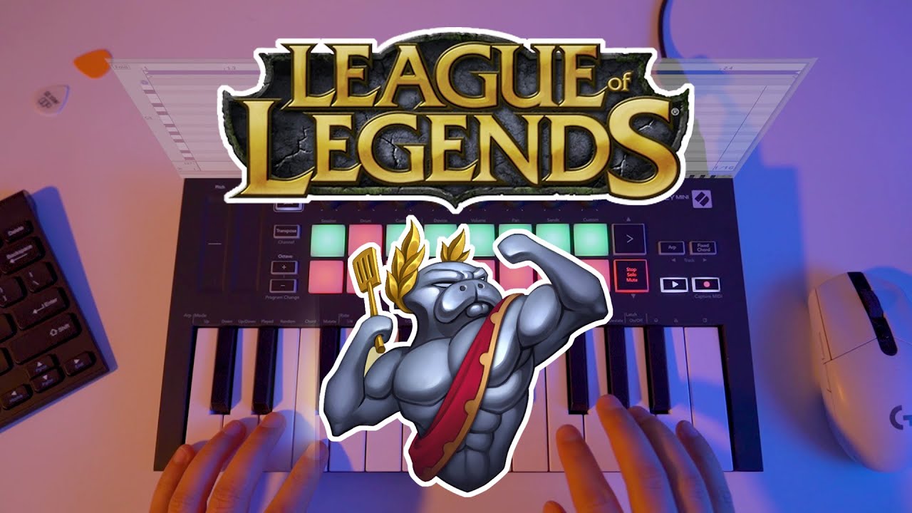 League Of Legends - Ultra Rapid Fire Theme : Welcome to Planet Urf (Live Loop Cover)