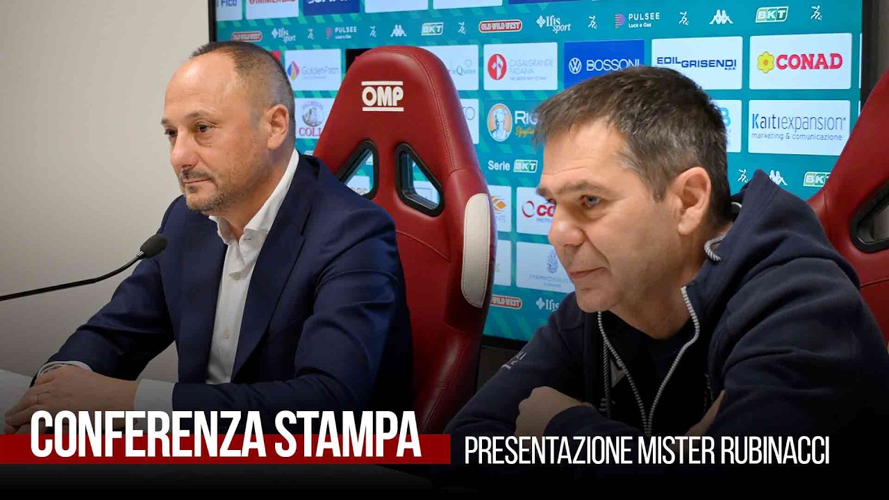 CONFERENZA STAMPA | presentazione mister Rubinacci