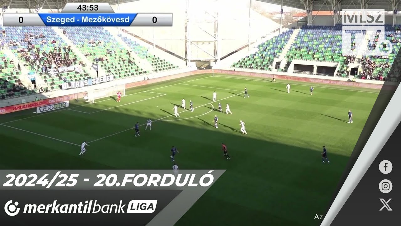 Szeged-Csanád Grosics A - Mezőkövesd Zsóry FC| 1-0 (0-0) | Merkantil Bank Liga NB II. | 20. forduló