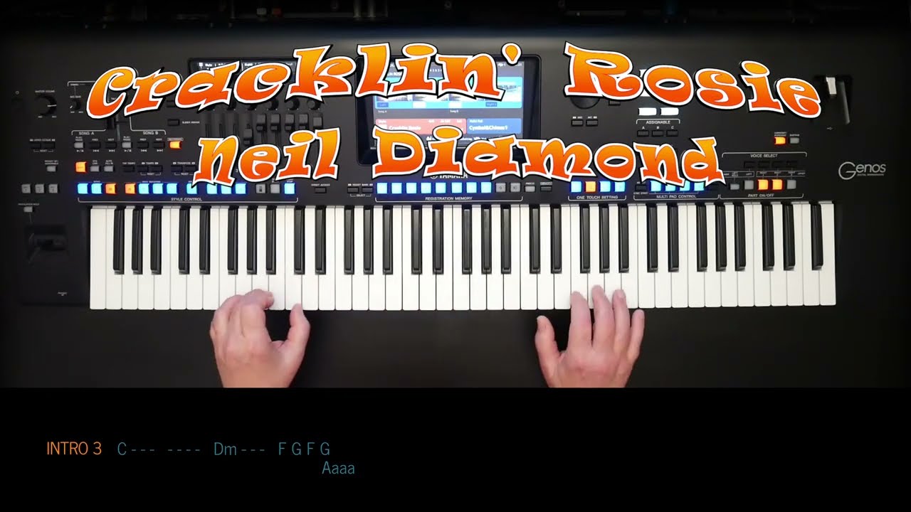 Cracklin' Rosie - Neil Diamond, Cover, eingespielt mit titelbezogenem Style auf Yamaha Genos.