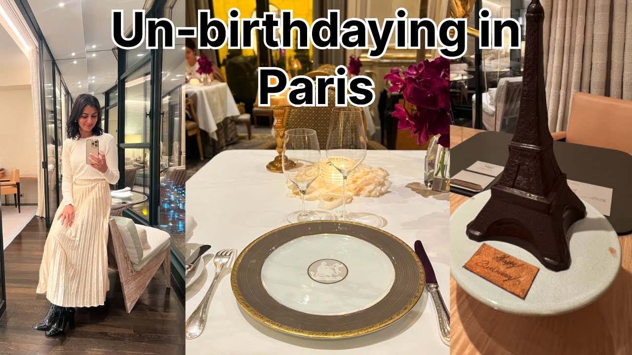 Un-birthdaying in Paris #sritijha #travelvlog 