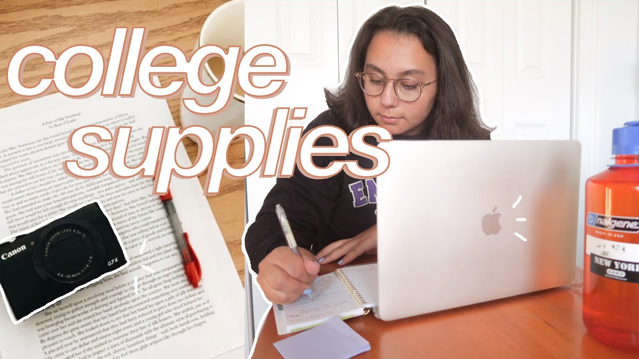 school supplies you ACTUALLY need for college!! (the essentials)