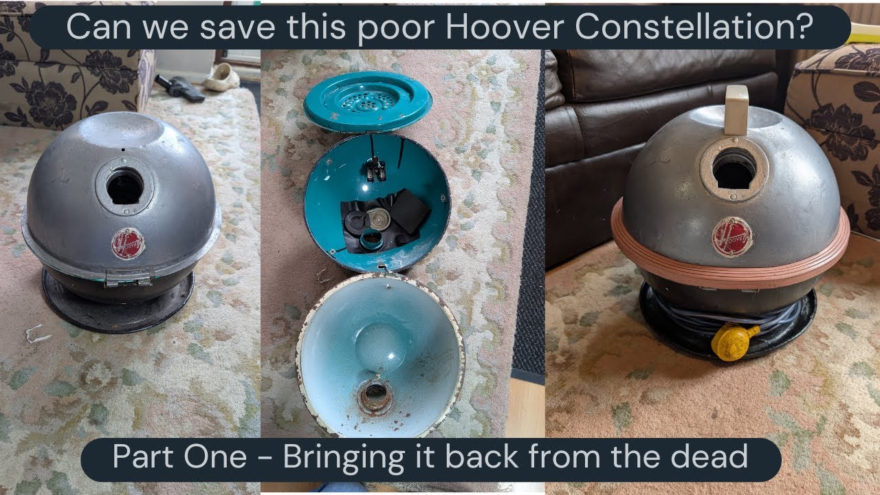 An abandoned childhood vac! Can we make this Hoover Constellation suck again
