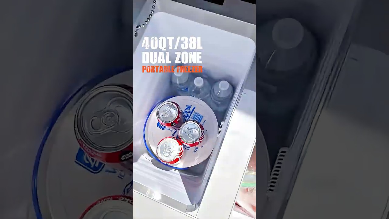 Dual Zone Magic: Fridge + Freezer in One Car Cooler!