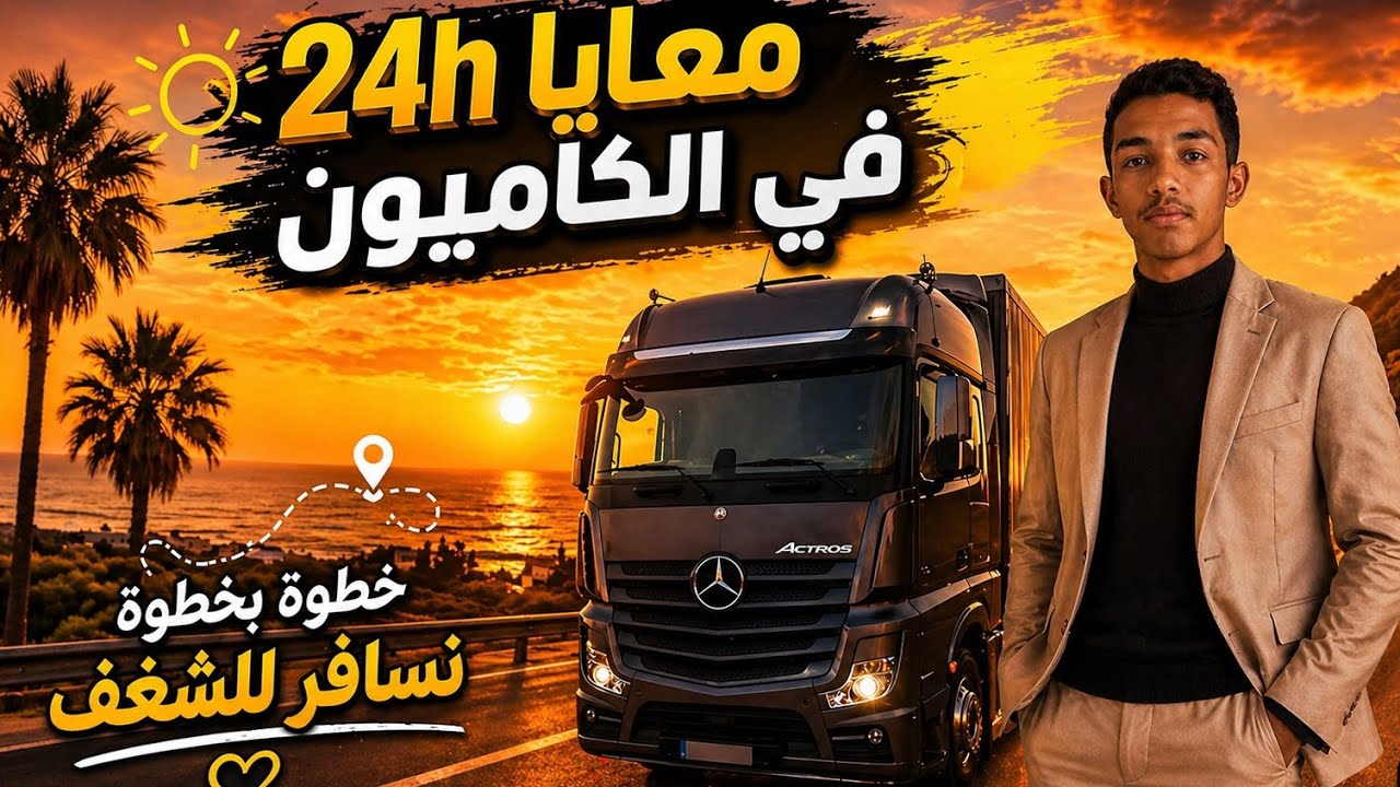 مهنة سائق الشاحنة #1 توصيل اول بضاعة 🔥🔥