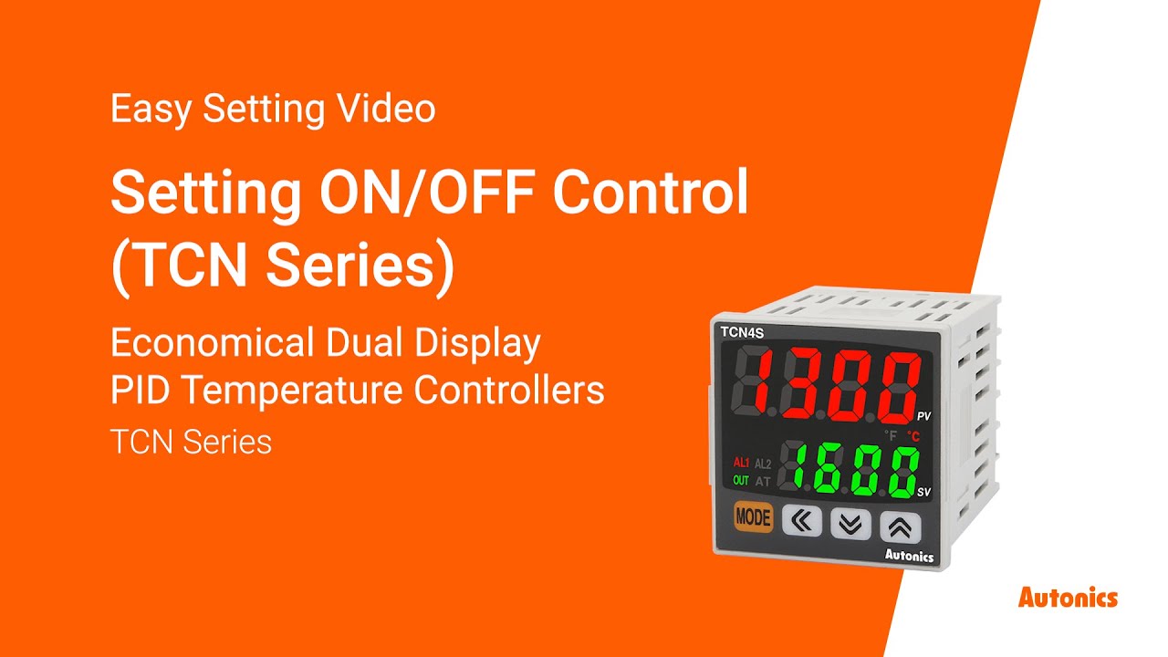Autonics Tutorial : Setting ON OFF Control(TCN Series)