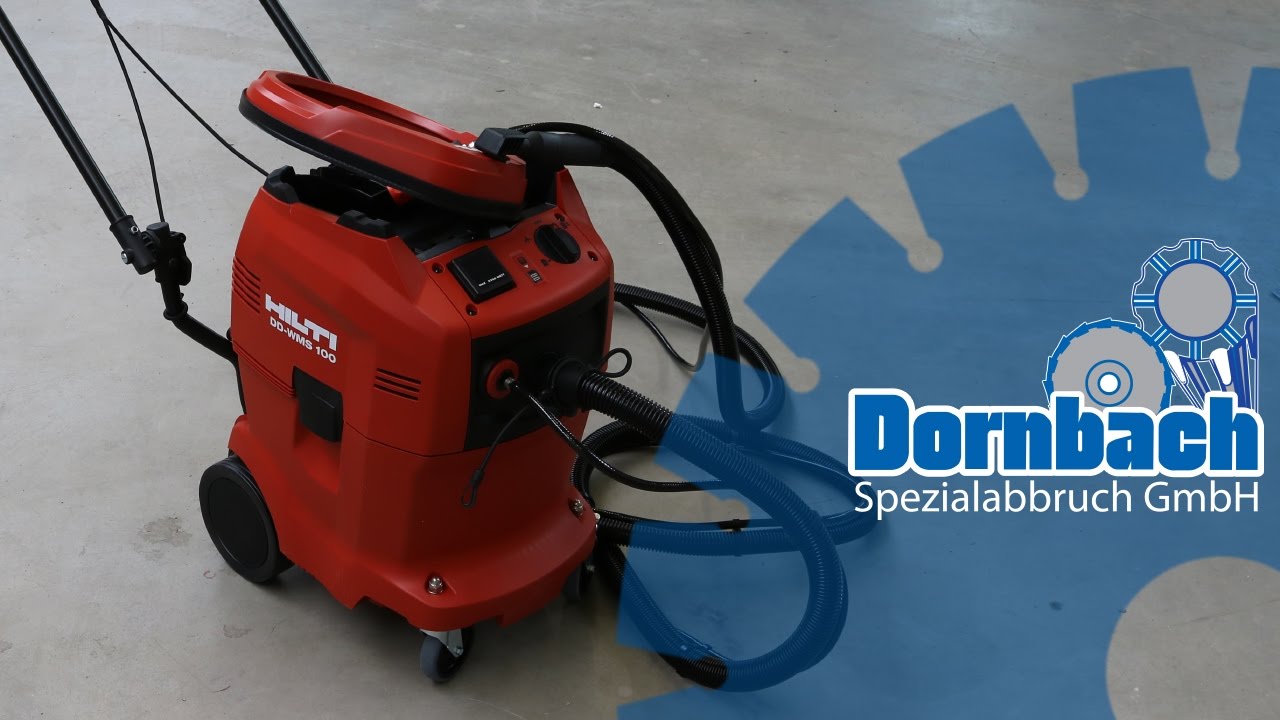 Hilti DD-WMS 100 Sauger im Einsatz bei Dornbach Spezialabbruch GmbH