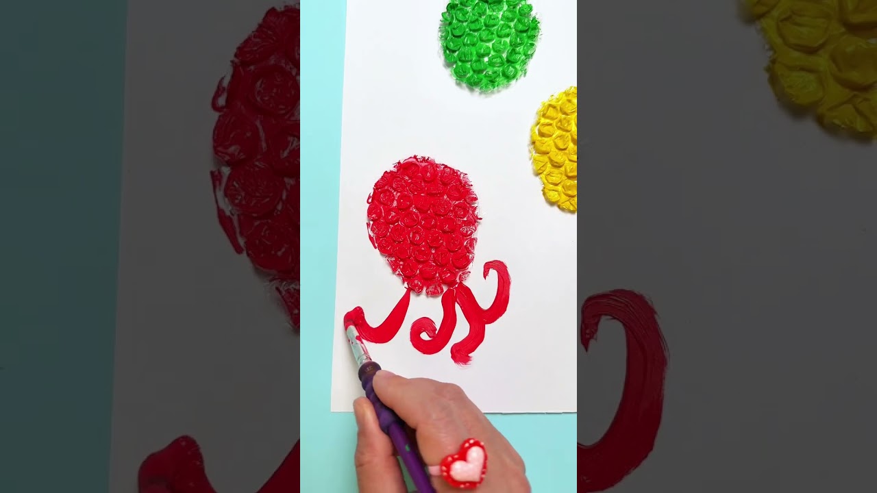 Bubble Wrap Octopus! 🐙 Fun & Easy Craft for Kids
