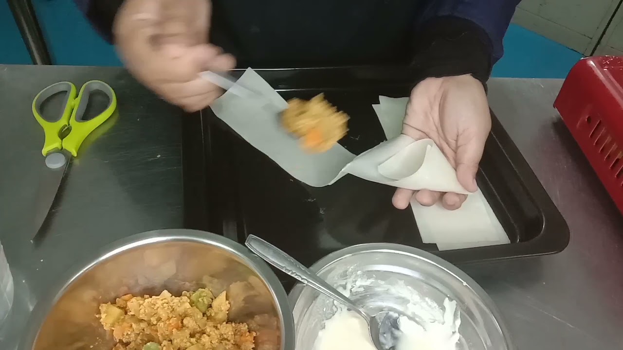 Tips Dan cara balut samosa supaya kemas Dan cantik.