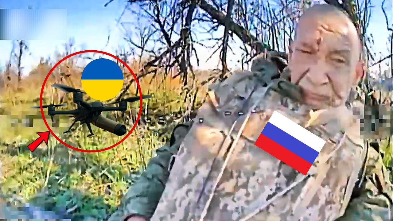 Украинский дрон FPV устроил засаду на российские войска