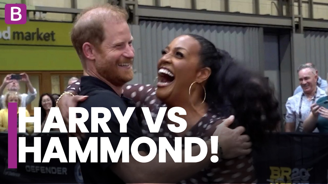 Harry and Alison Hammond take part in biathlon at Invictus Games one-year countdown event