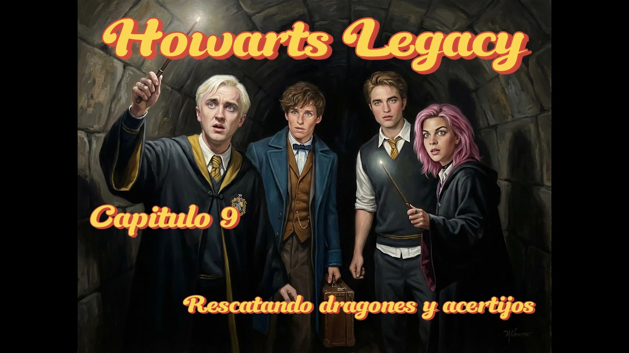 HOWARTS LEGACY | ACERTIJOS Y RESCANTANDO DRAGONES | CAPITULO 9