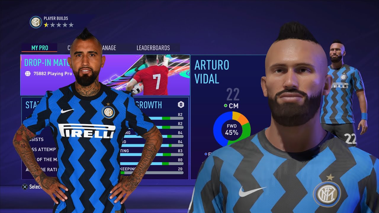 Arturo Vidal Player Build Fifa 21 Pro Clubs