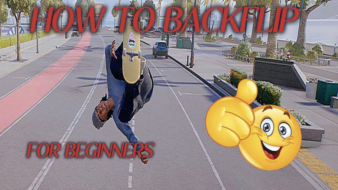 How to backflip on the ground Skate 4!!!