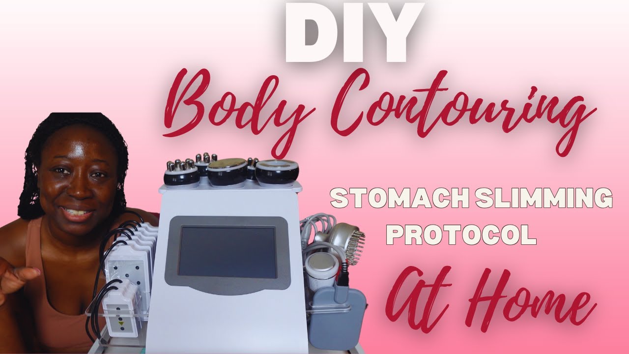 My Full Stomach Slimming Protocol with the 9-in-1 KIM-8 Machine | DIY Body Contouring & Fat Loss