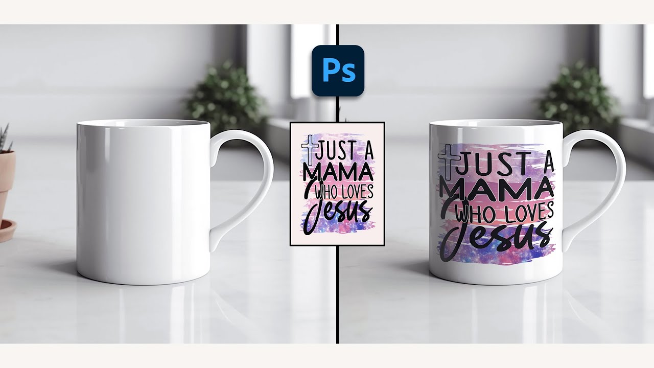 How To Make Smart Object Mug Mockup Template | High Converting Etsy Mug Mockup Template