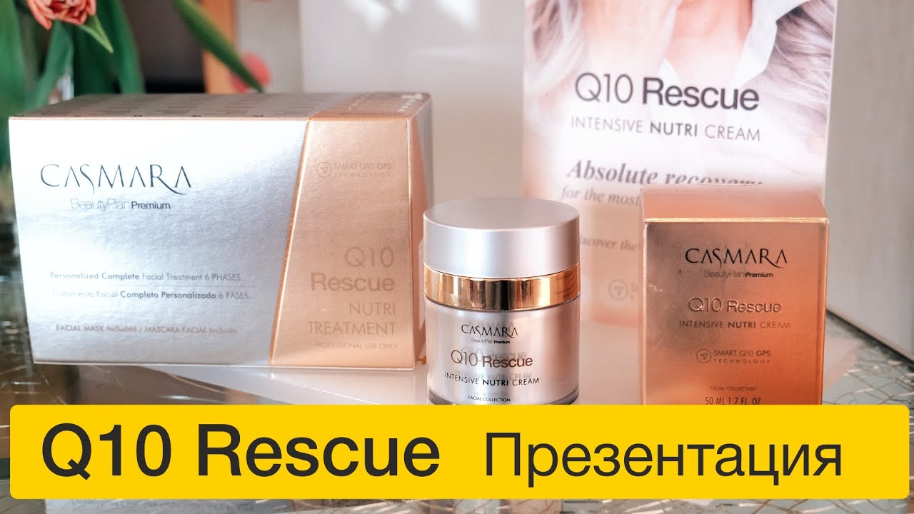 Революционный уход Q10 RESCUE: презентация и демонстрация ухода
