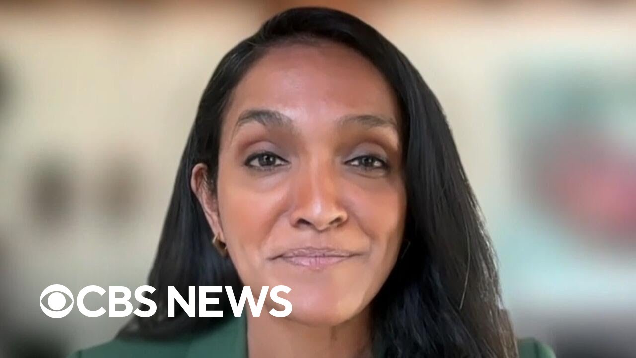 Los Angeles mayoral candidate Nithya Raman acknowledges 
