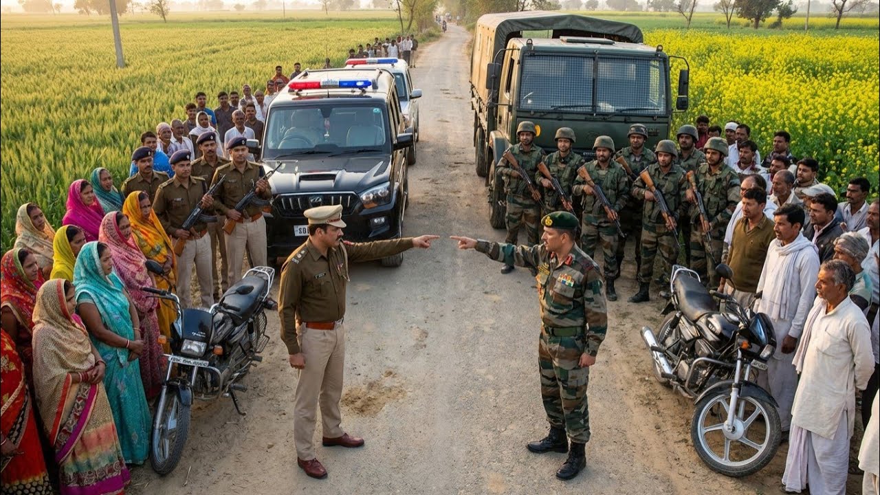 दरोगा को आर्मी के कर्नल से भिड़ना पड़ा भारी।।