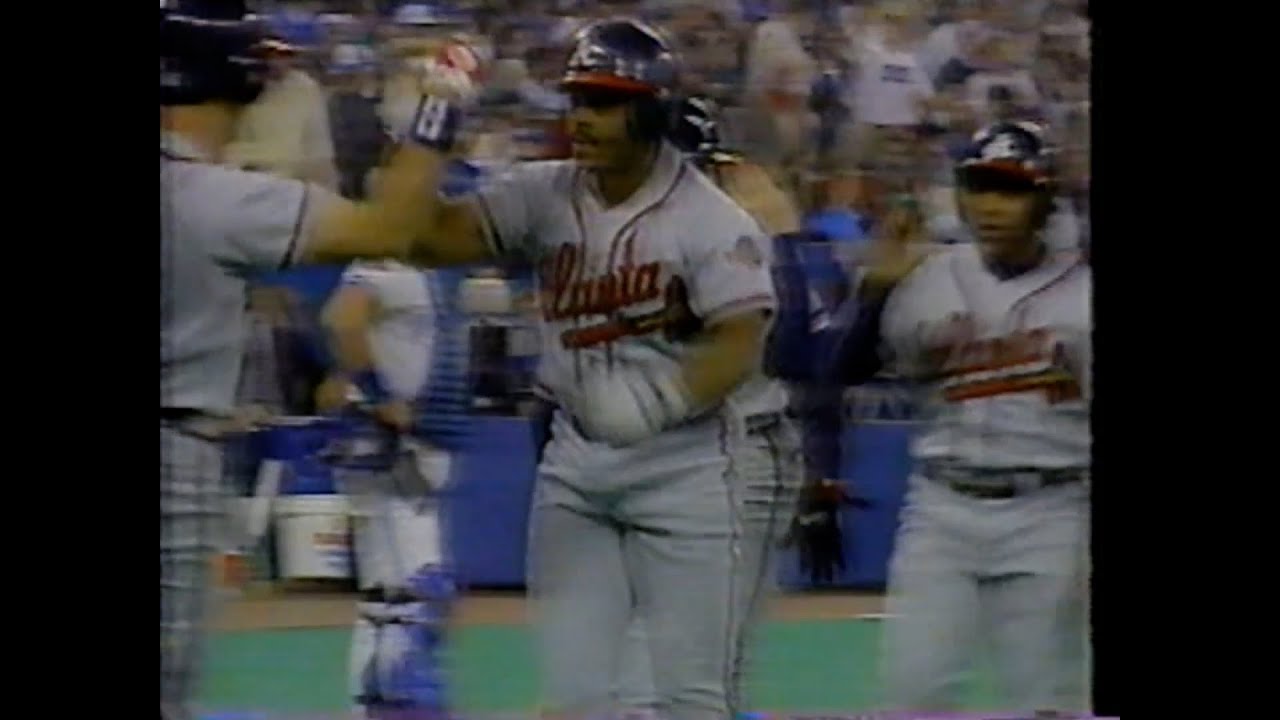 Atlanta Braves at Toronto Blue Jays, 1992 World Series Game 5, October 22, 1992