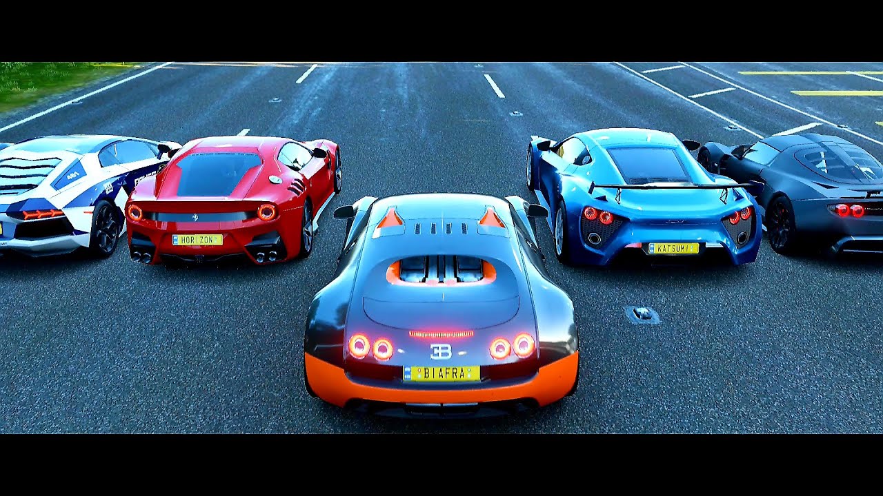 Forza Horizon 4 - Top 8 fastest Speed Hypercars Drag Race Fully Upgrade